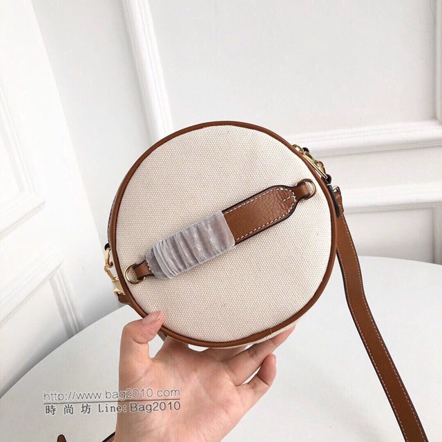Burberry專櫃新款女包 巴寶莉Louise路易絲包圓形單肩包斜挎包  db1065
